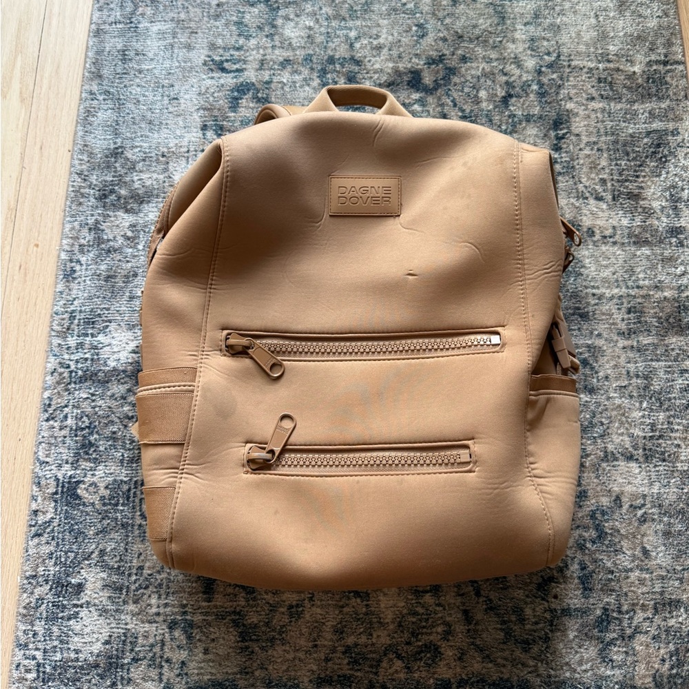 DAGNE DOVER INDI NEOPRENE DIAPER BACKPACK (large) in color camel
